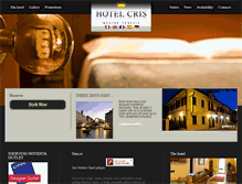 Tablet Screenshot of hotelcris.it